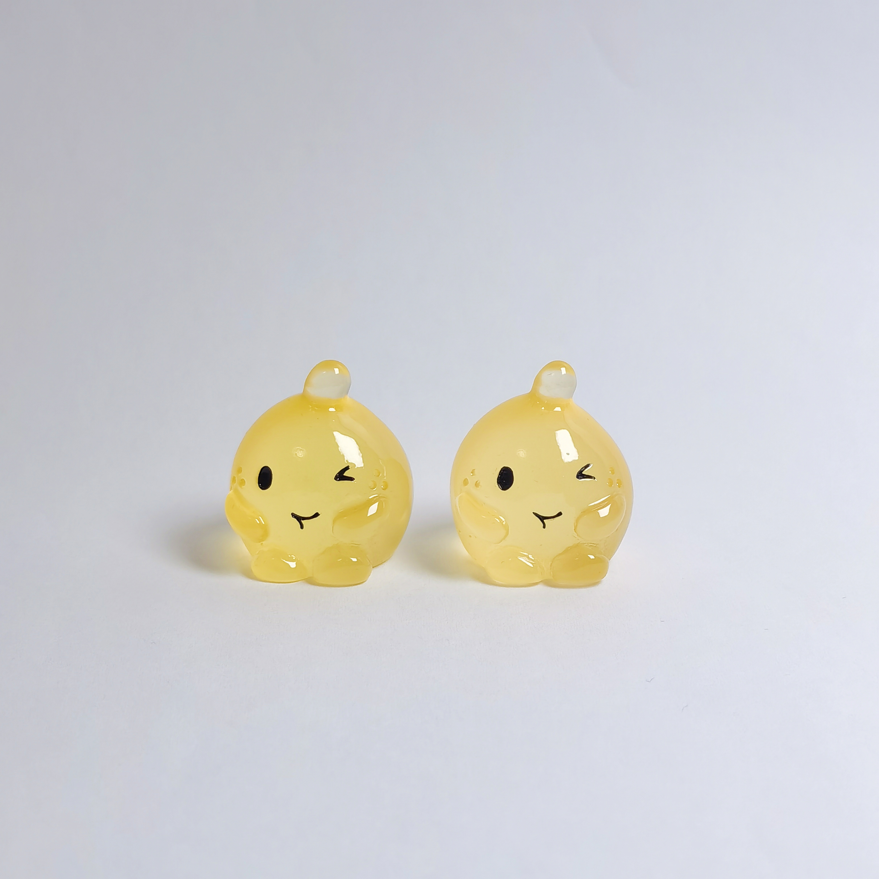 Party Games Graduation - 3D Mini Bear Head Figurines Brown