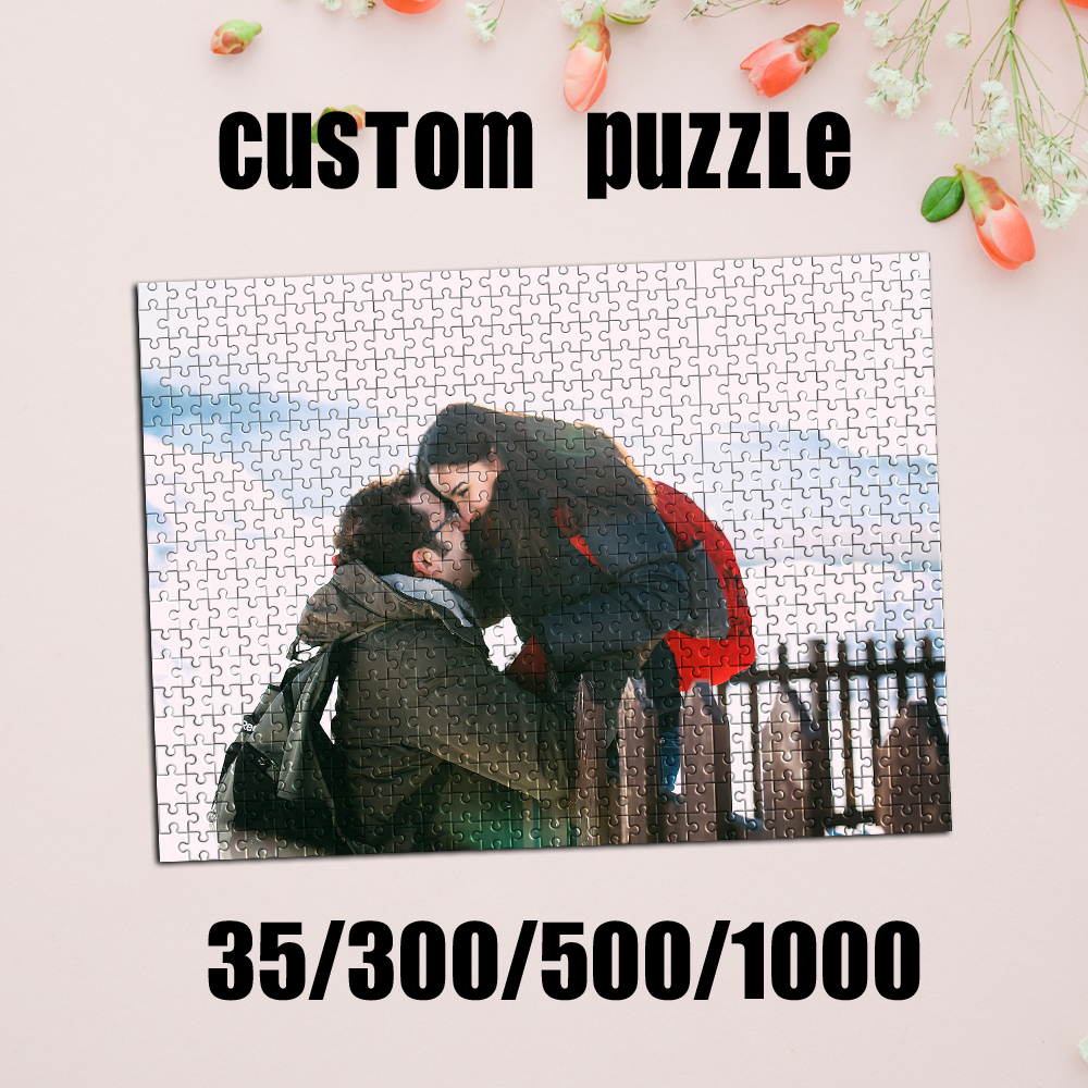 Party Games Graduation - 35/300/500/1000pcs Personalized Custom Photo Puzzle Parent-Child