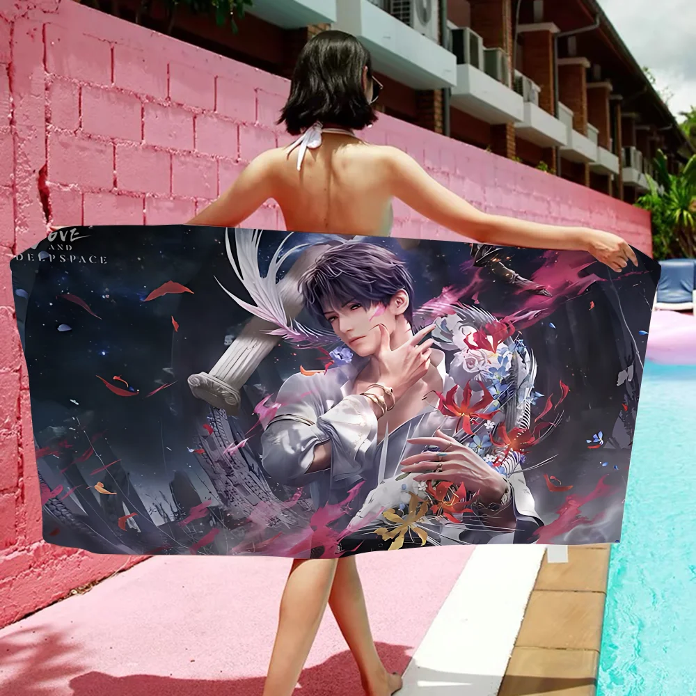 Quick Games Party - Game LOVE AND D-DEEPSPACE Beach Towel