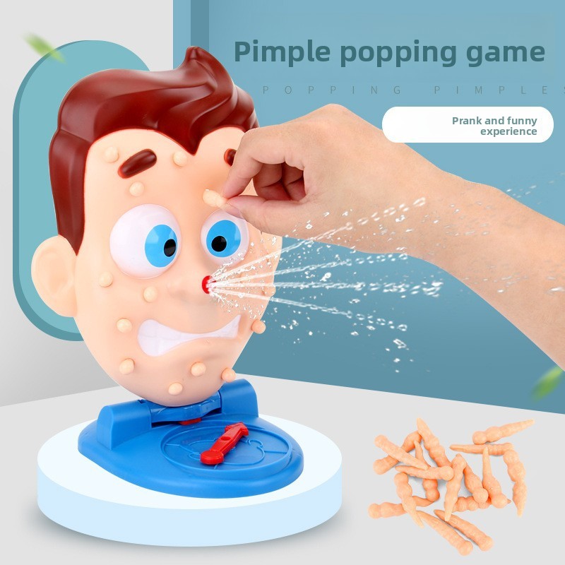 Party Games Jogos - Popping Pimples Toy, Water Spraying Prank
