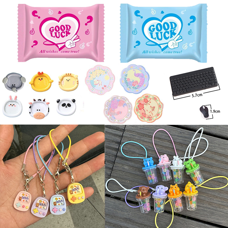 Party Games Quiz - Mini Game Console/Beverage/Plate Accessories Blind Bag