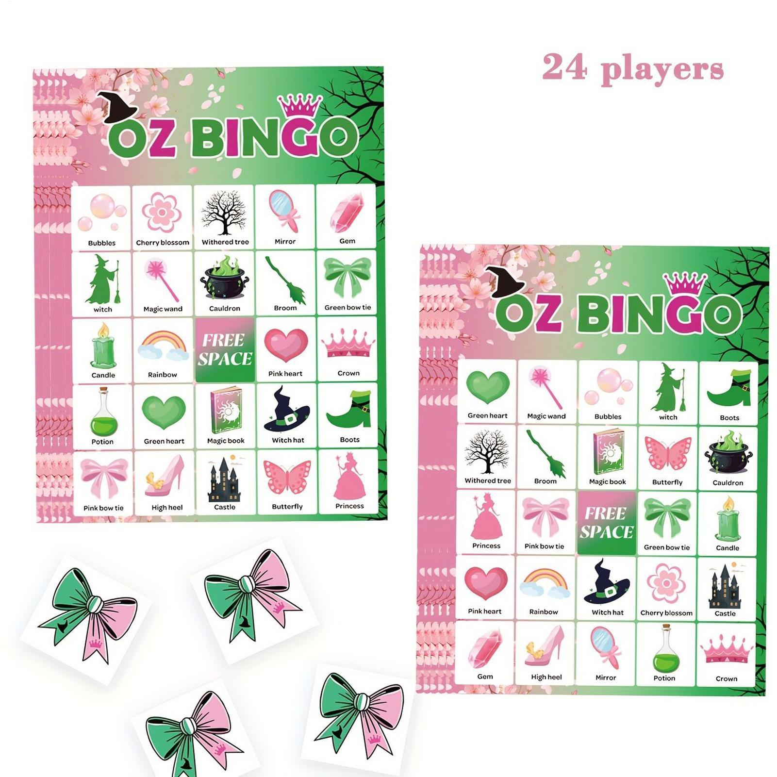 Party Games Quiz - Halloween Bingo Game for Kids Adults