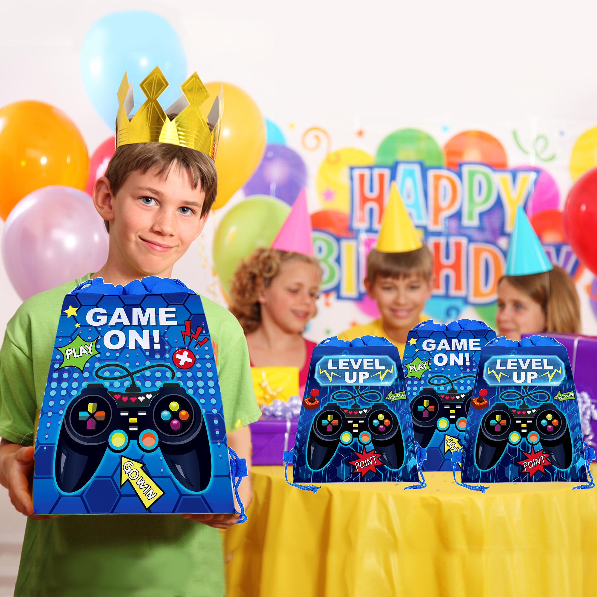 Party Games Quiz - Cartoon Handle Game Birthday Non-woven Gifts