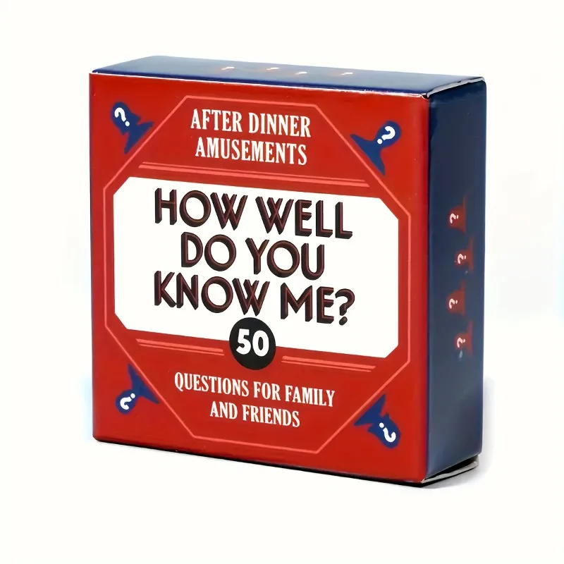 50Pcs How Well Do You Know Me  - Party Games Gifts ulasan dan harga