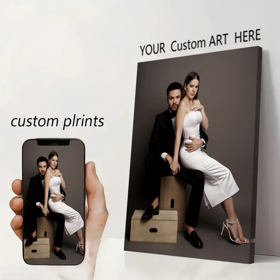 Custom Print Canvas Poster Ani - Party Games Gifts ulasan dan harga