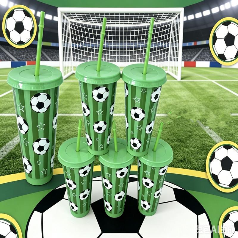 710ML Plastic Football Cup 24o - Party Games Adults Drinking ulasan dan harga