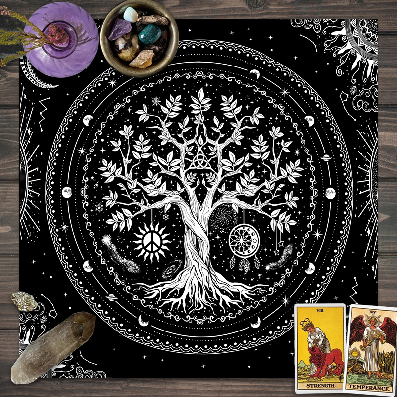 1pc Tarots Moon Cloth Tarots C - Zodiac Party Games ulasan dan harga