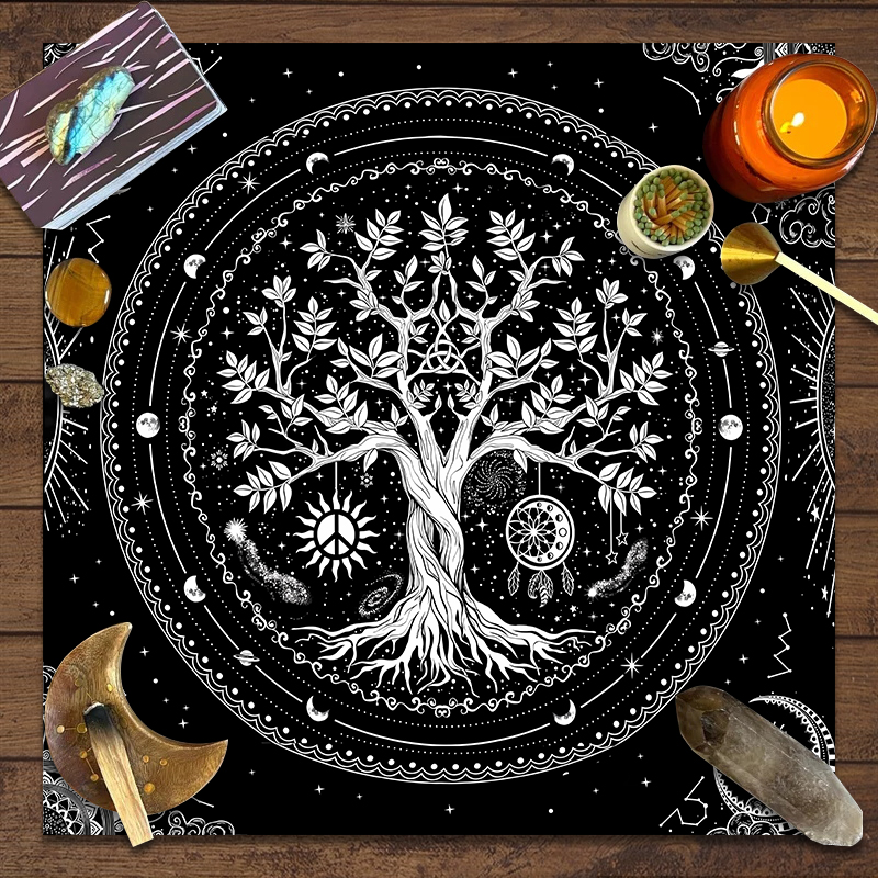 1pc Tarots Moon Cloth Tarots C - Zodiac Party Games ulasan dan harga