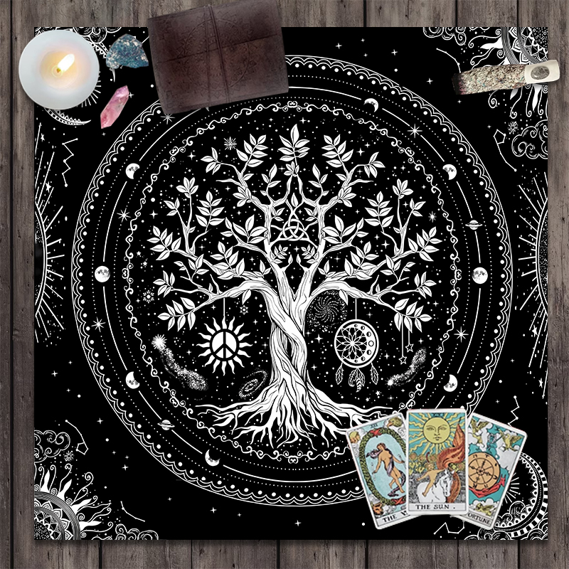 1pc Tarots Moon Cloth Tarots C - Zodiac Party Games ulasan dan harga