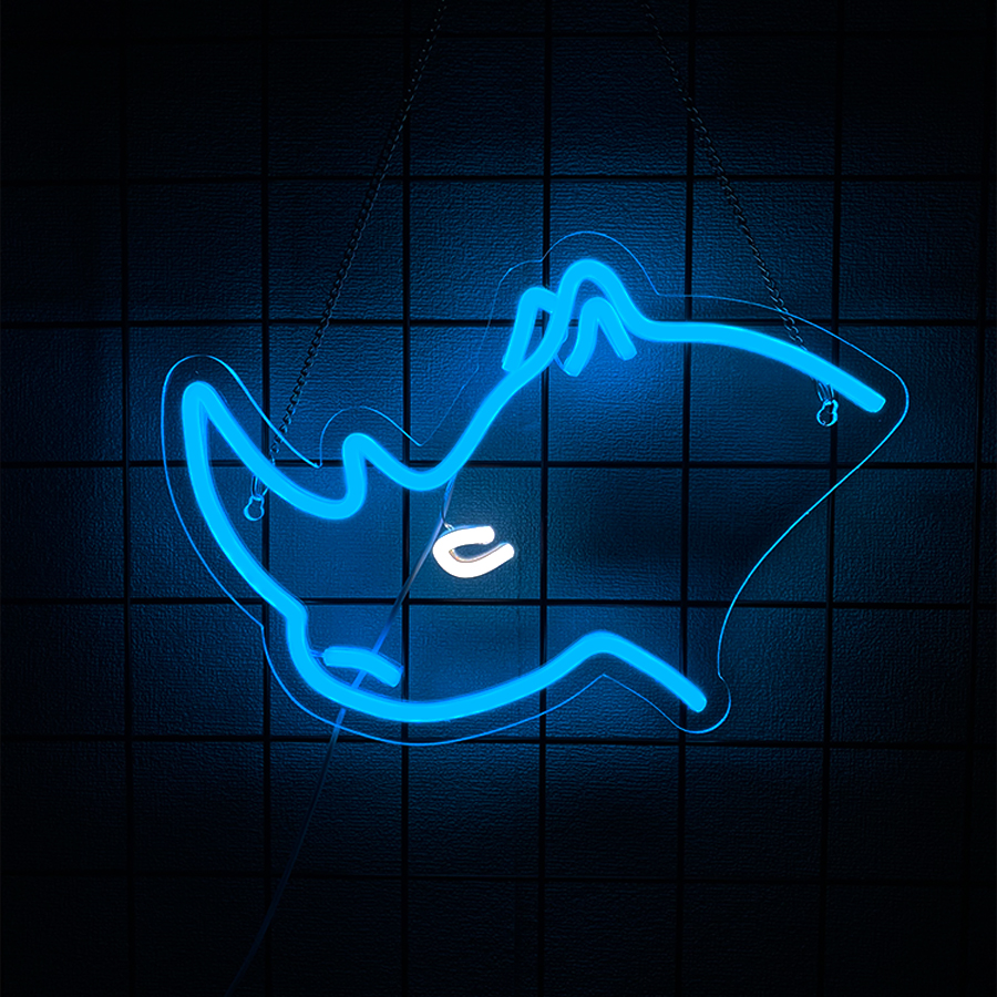 Rhino Led Neon Sign, Animal Ic - Zoo Party Games ulasan dan harga