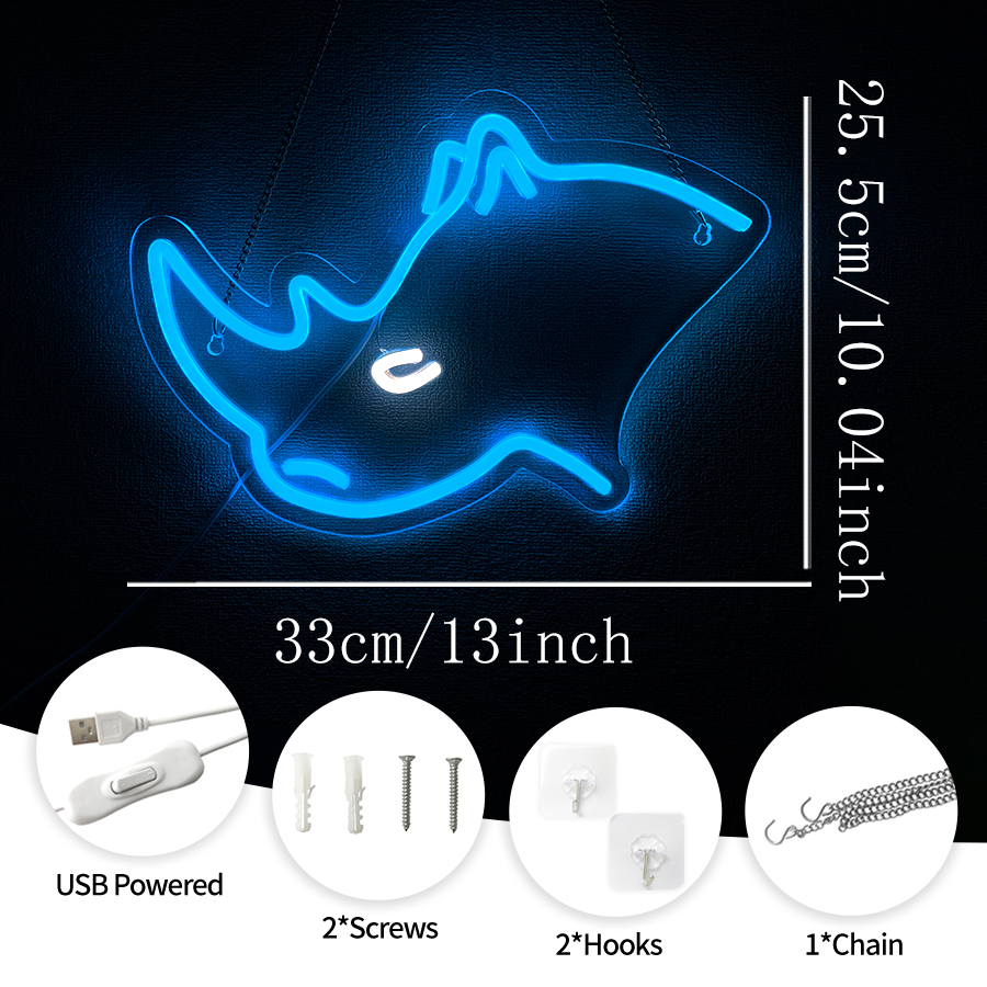 Rhino Led Neon Sign, Animal Ic - Zoo Party Games ulasan dan harga
