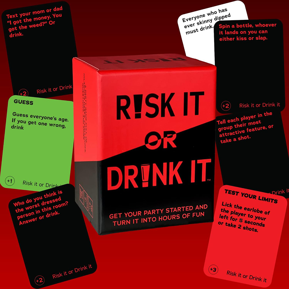 Risk It Or Drink It Fun Party  - Party Games Adults Drinking ulasan dan harga