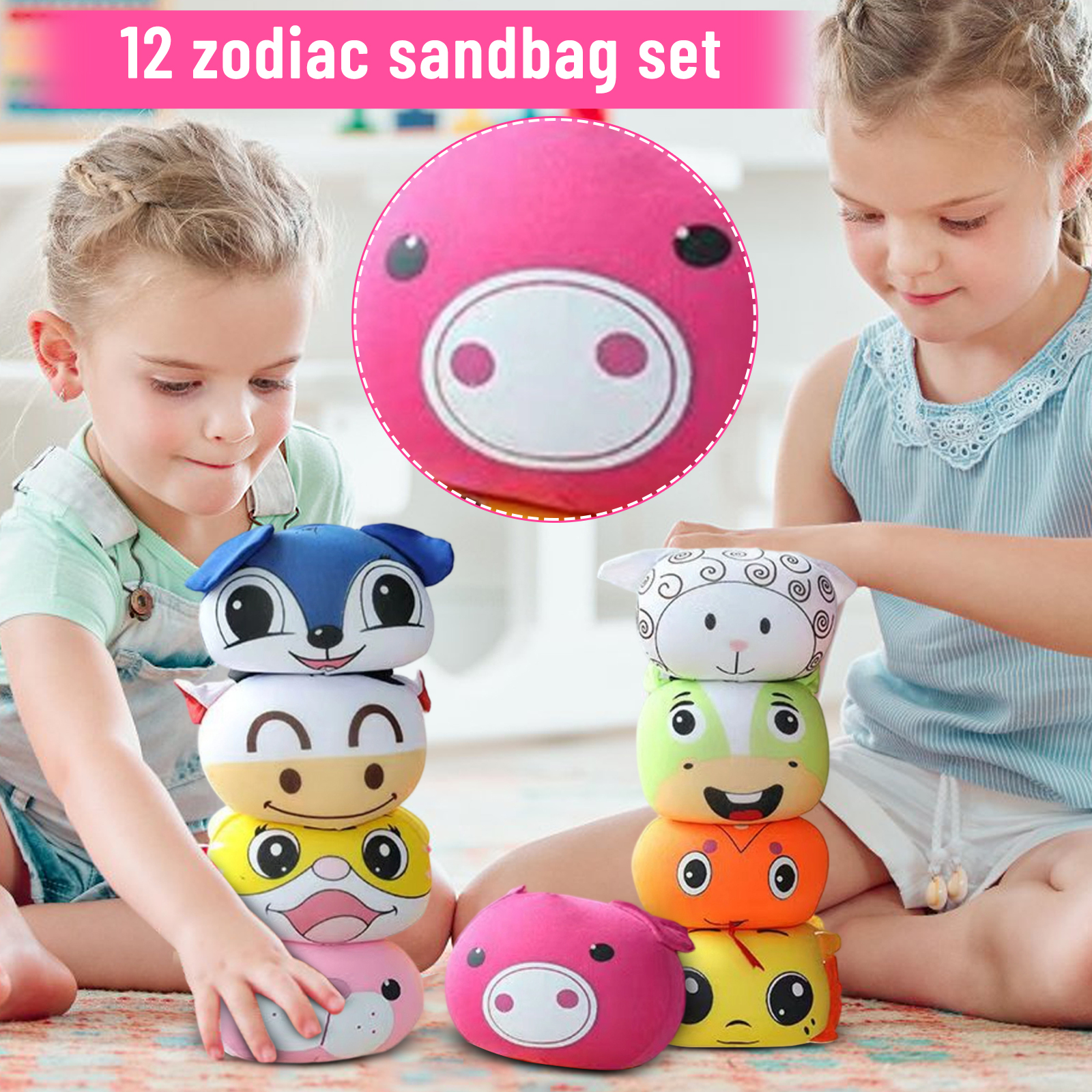12PCS Chinese Zodiac Animal Be - Zodiac Party Games ulasan dan harga