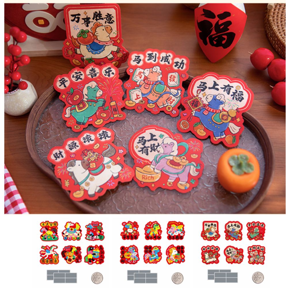 30pcs Zodiac Horse Scratch-off - Zodiac Party Games ulasan dan harga