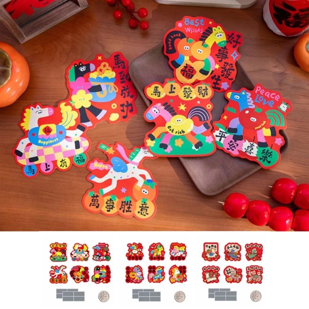 30pcs Zodiac Horse Scratch-off - Zodiac Party Games ulasan dan harga