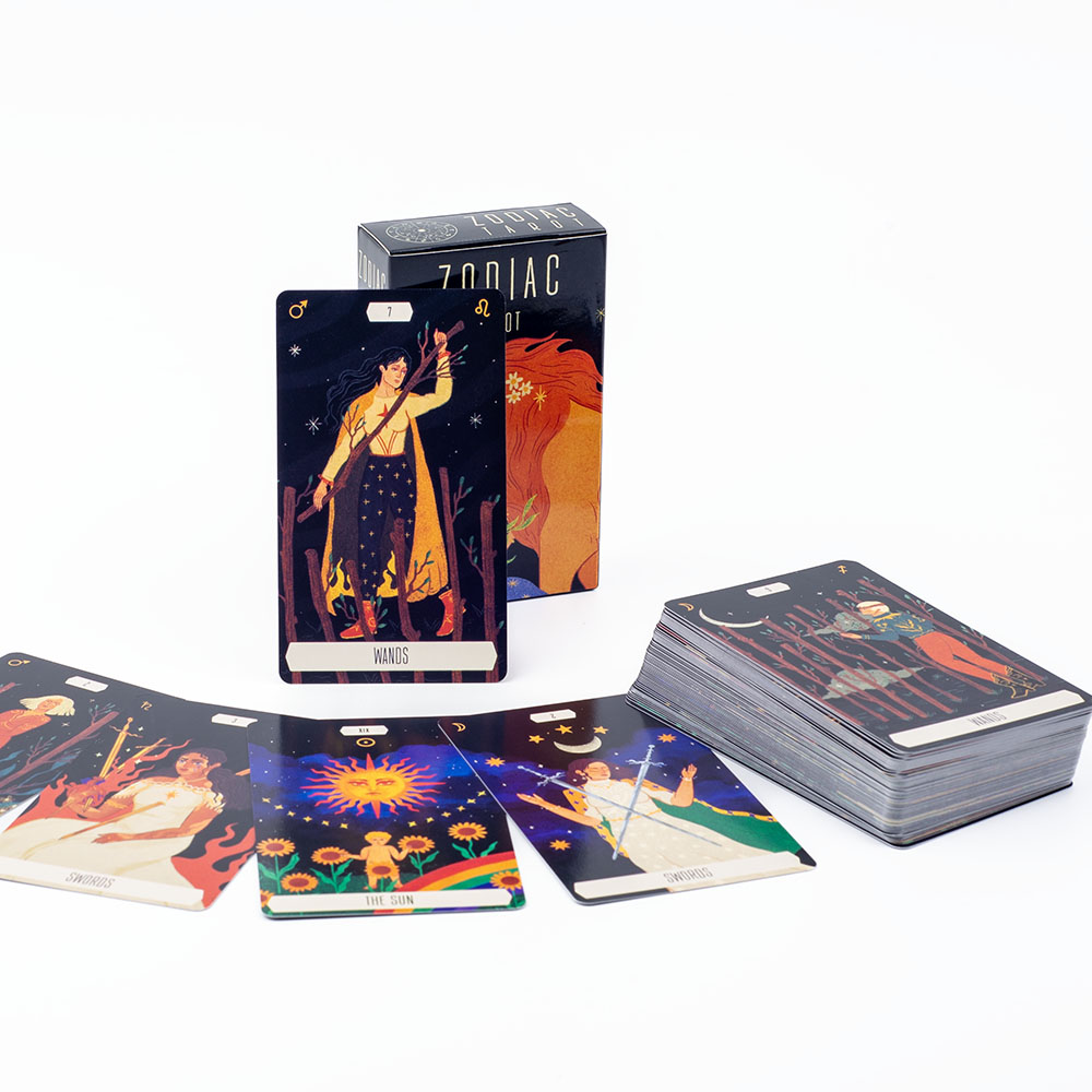 10.3*6cm Zodiac Tarot Cards Fa - Zodiac Party Games ulasan dan harga
