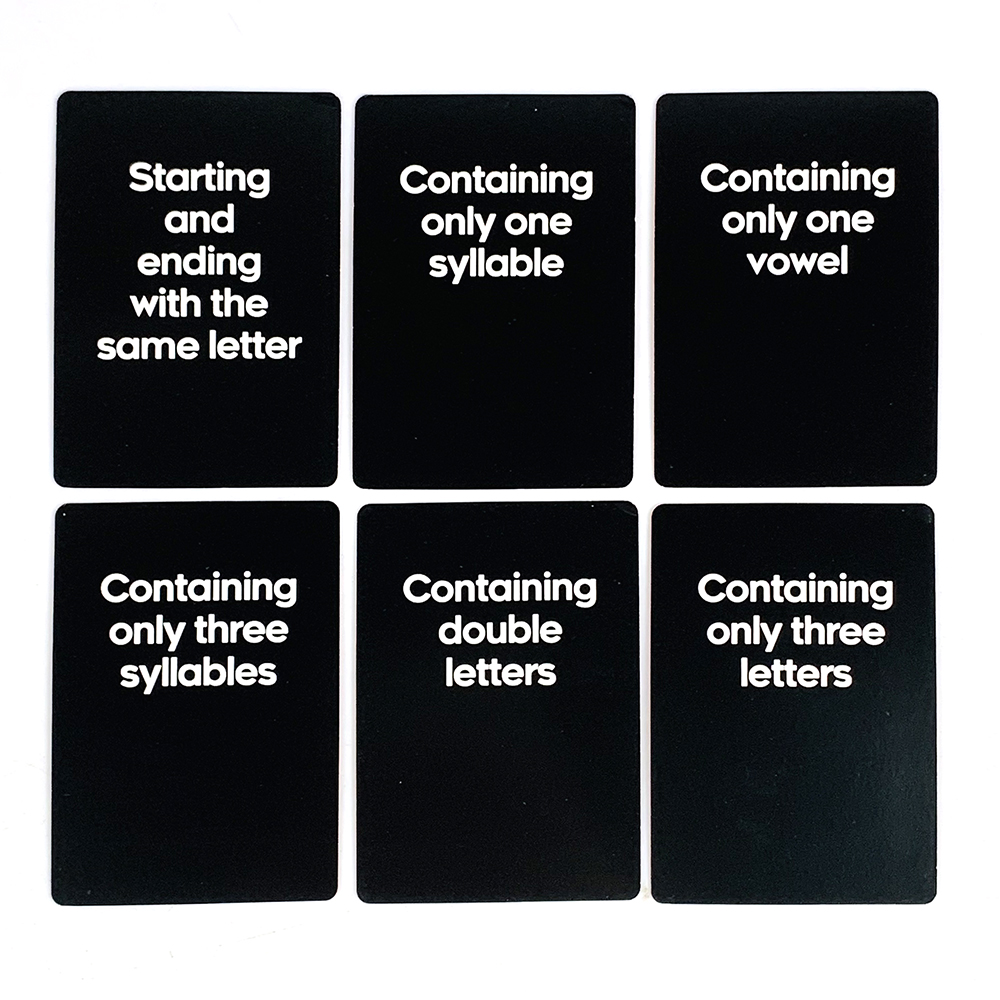 Card Game Quick Name Party Gam - Quick Games Party ulasan dan harga