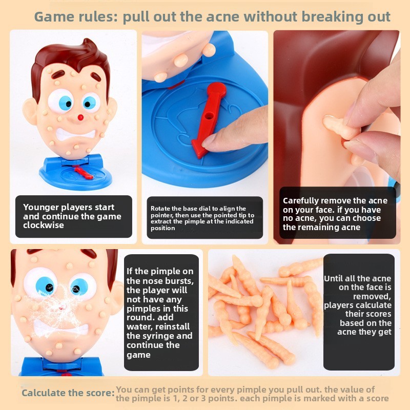 Popping Pimples Toy, Water Spr - Party Games Jogos ulasan dan harga