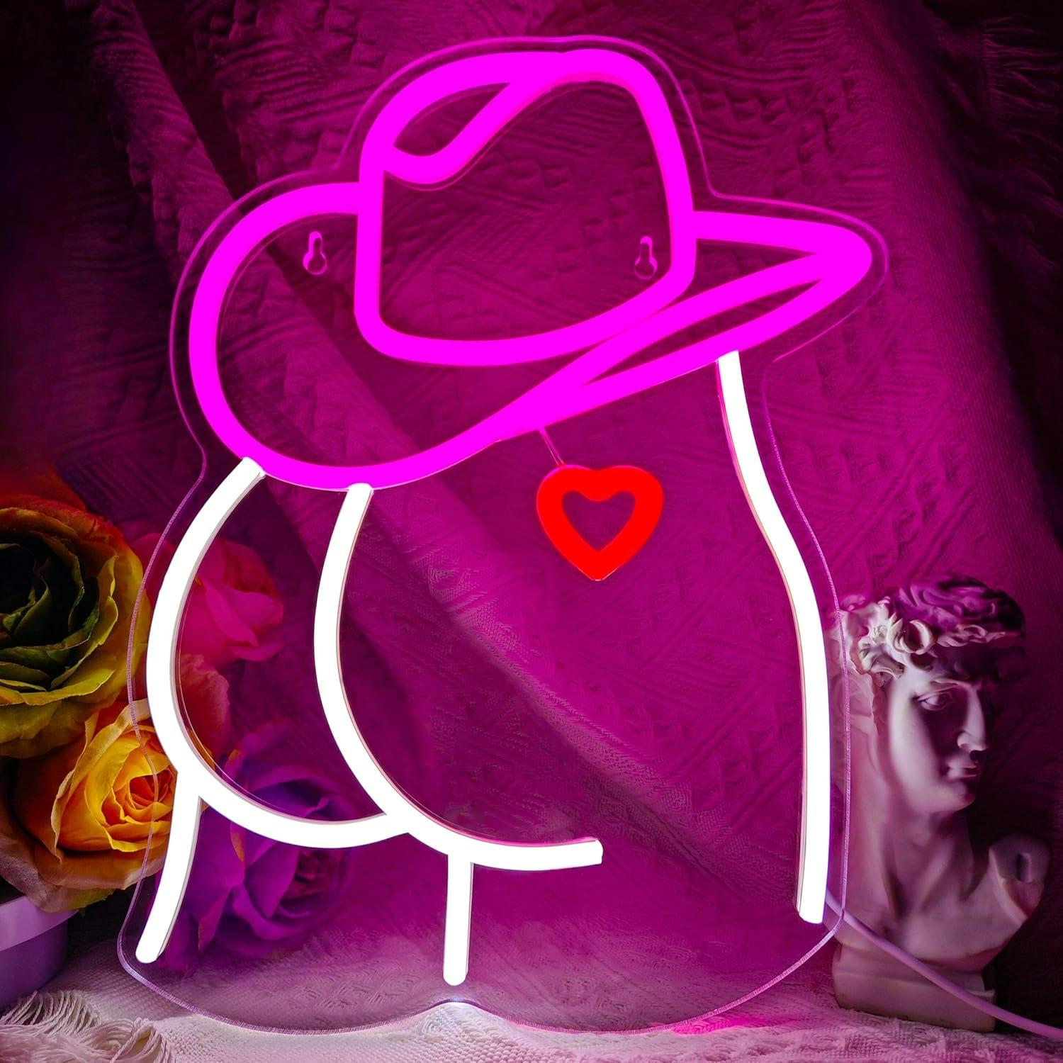 Cowgirl Neon Sign Dimmable LED - Party Games Gifts ulasan dan harga