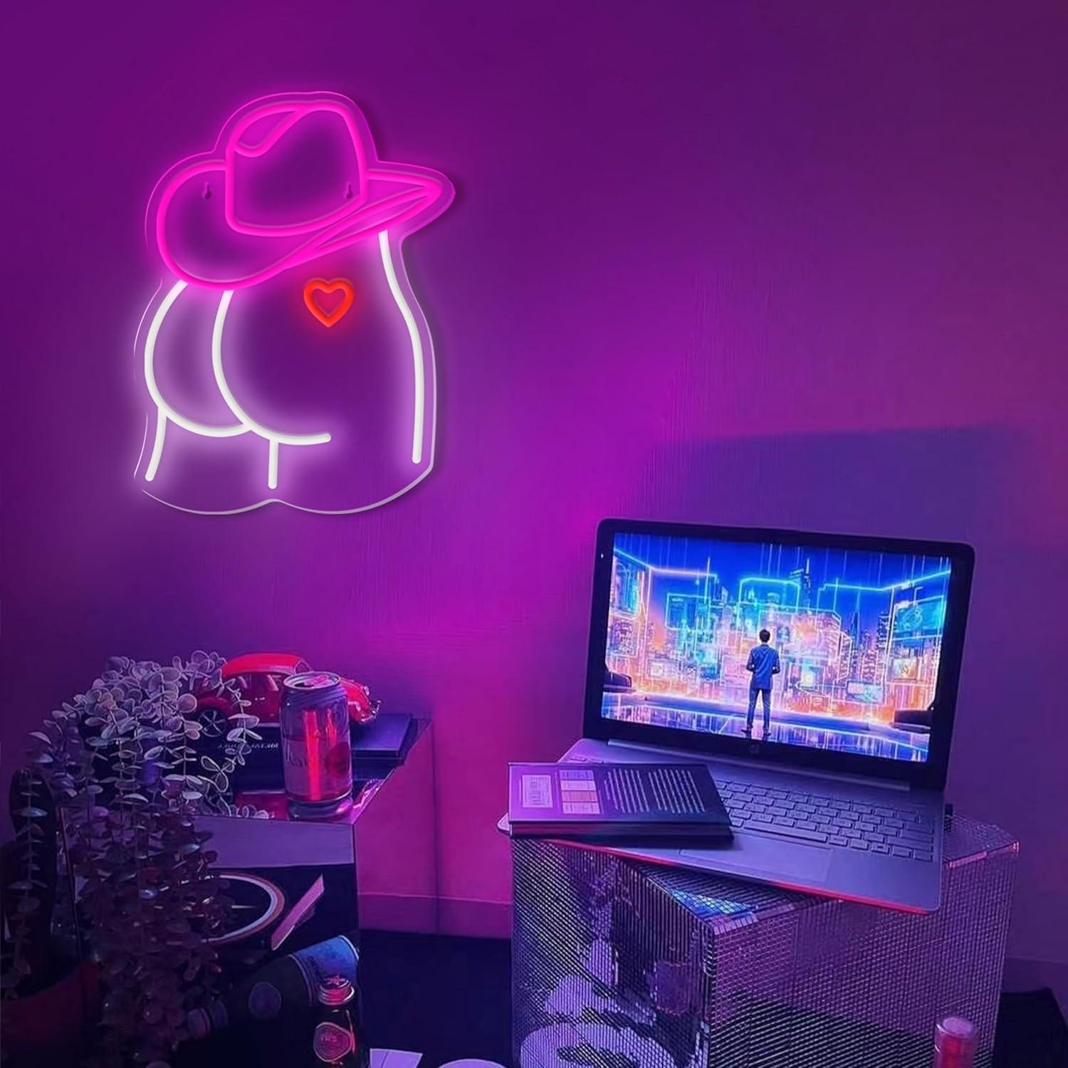 Cowgirl Neon Sign Dimmable LED - Party Games Gifts ulasan dan harga