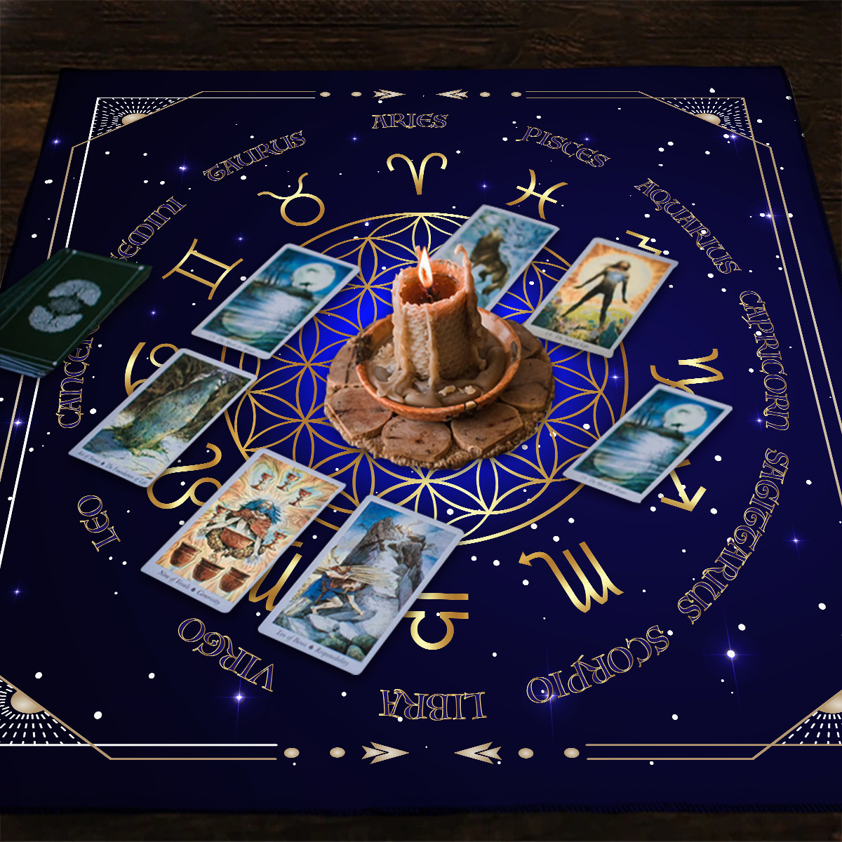 Wheel Of The Zodiac Tarot Tabl - Zodiac Party Games ulasan dan harga