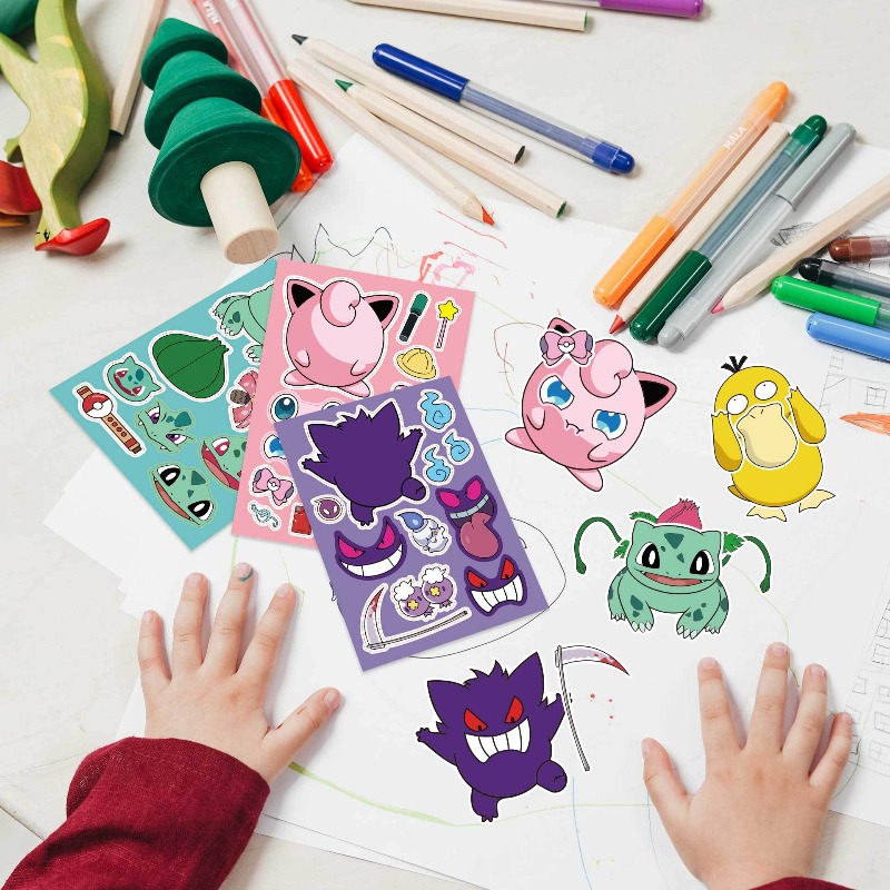 new 8/24Sheets Pokemon Puzzle  - Party Games Quiz ulasan dan harga