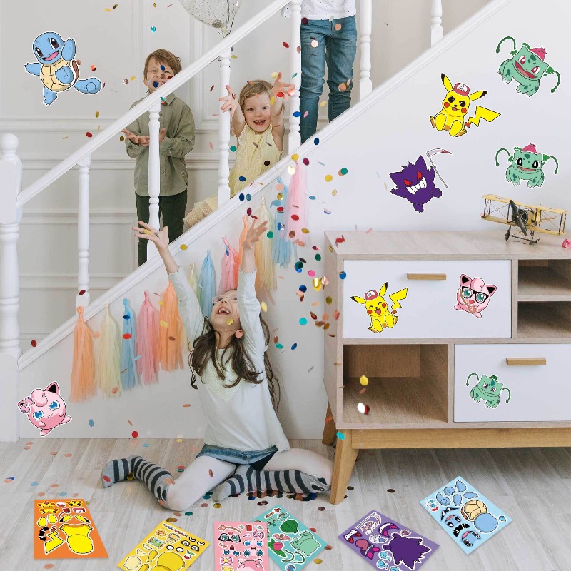 new 8/24Sheets Pokemon Puzzle  - Party Games Quiz ulasan dan harga