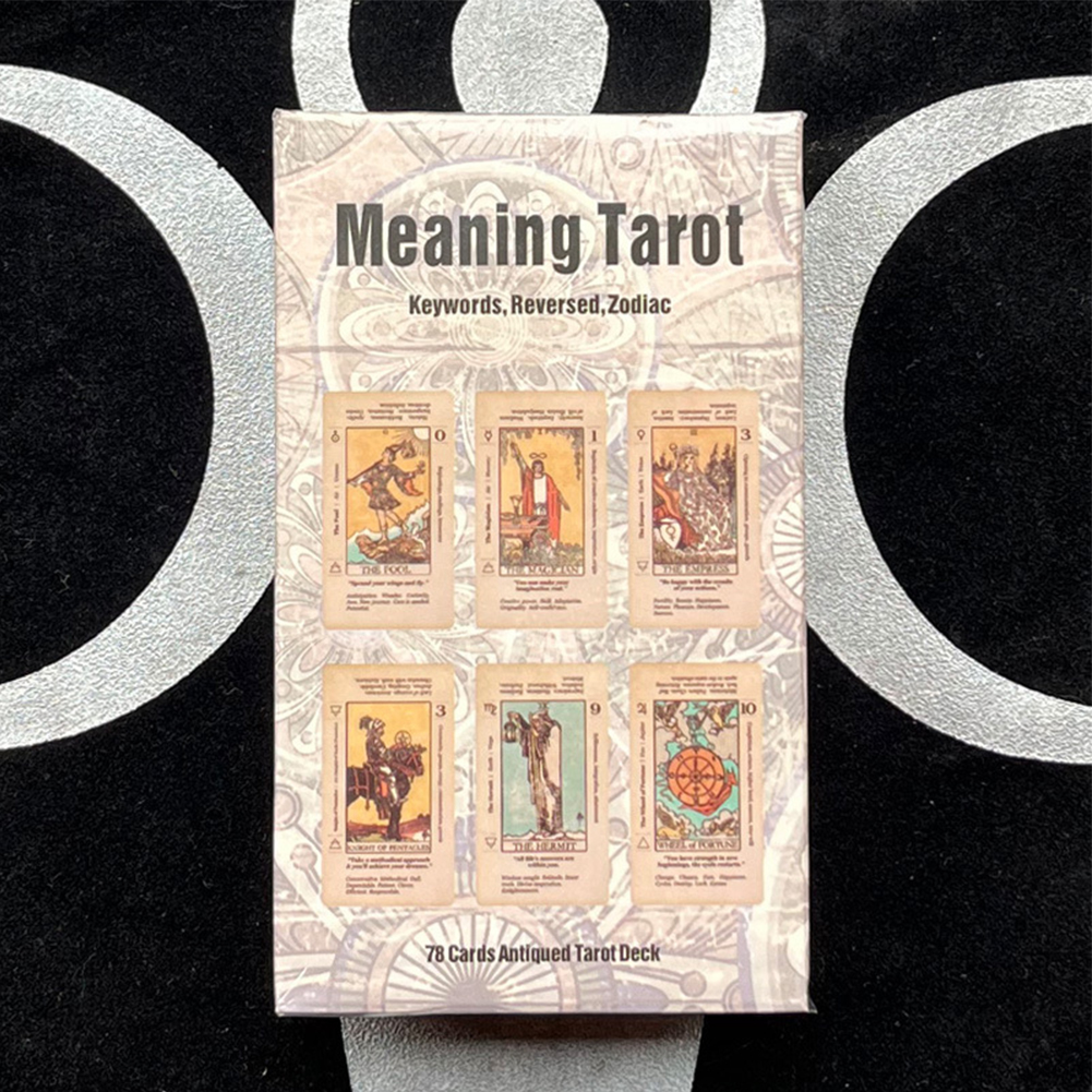 78pcs Meaning Tarot Cards Fami - Zodiac Party Games ulasan dan harga
