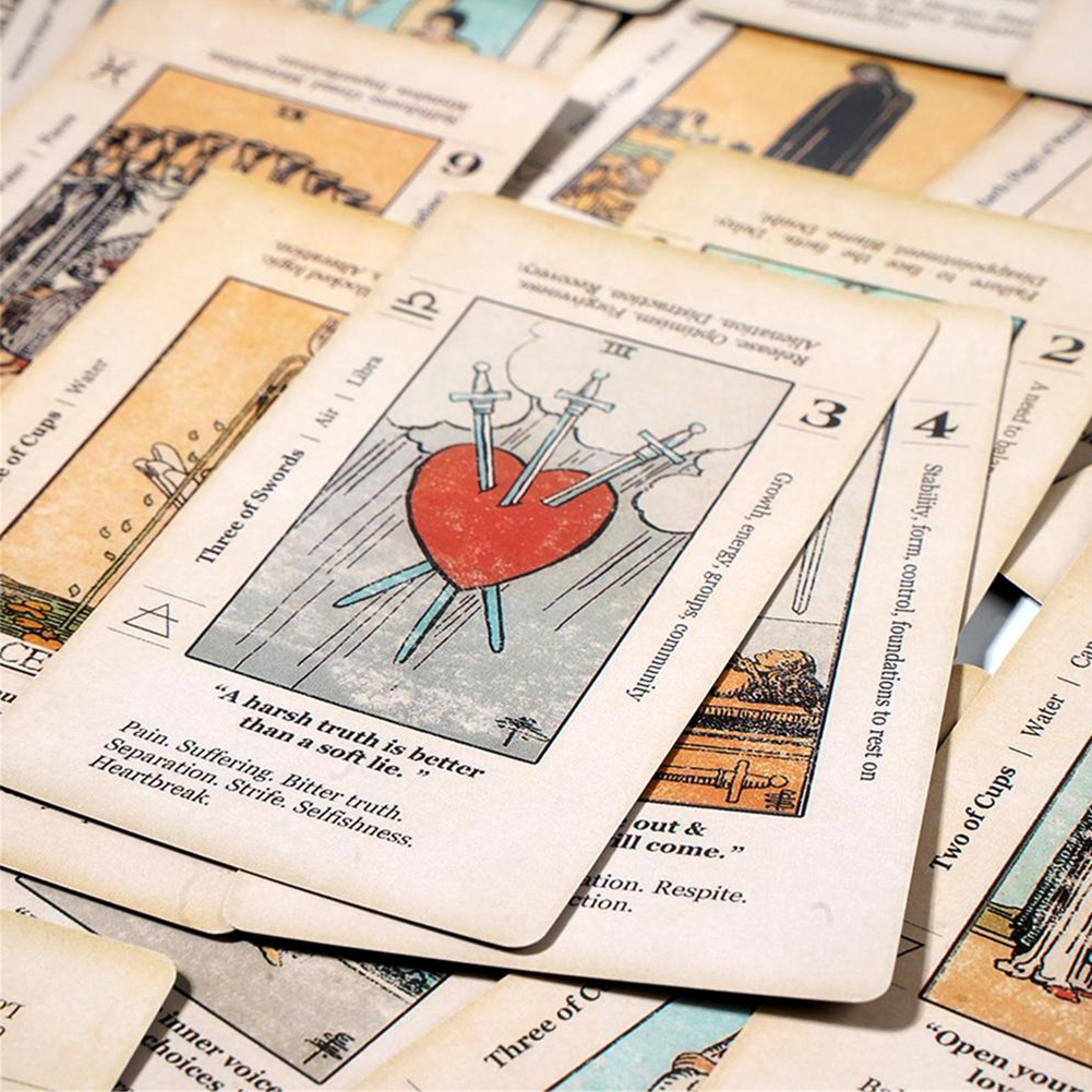 78pcs Meaning Tarot Cards Fami - Zodiac Party Games ulasan dan harga