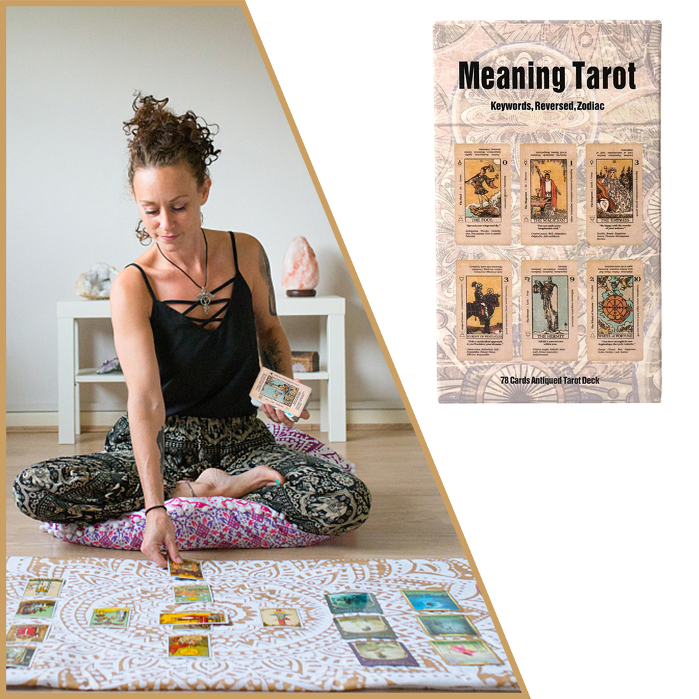 78pcs Meaning Tarot Cards Fami - Zodiac Party Games ulasan dan harga