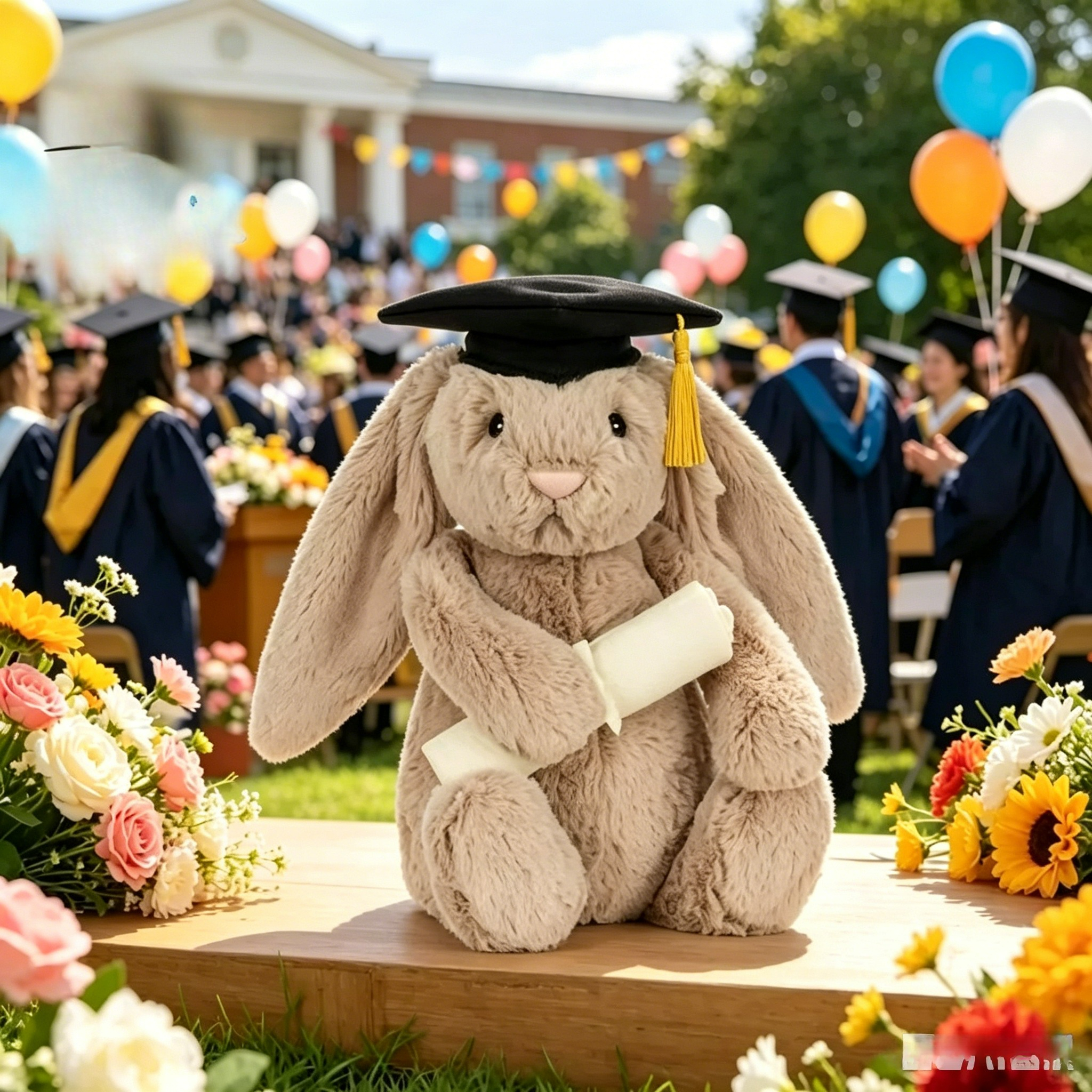 Shy Bunny Graduation Outfit Gr - Party Games Graduation ulasan dan harga