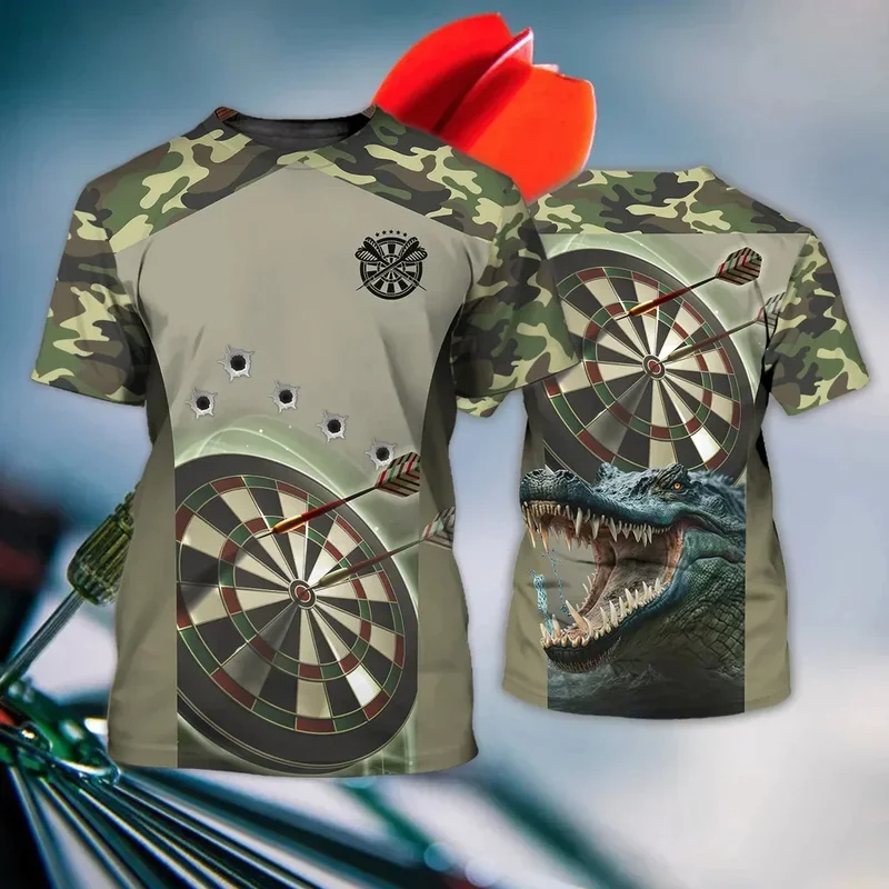 Darts Roulette T-shirt Men's B - Quick Games Party ulasan dan harga