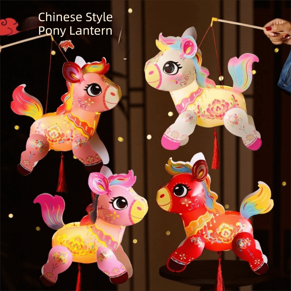PVC Handheld Lantern Pony Chin - Party Games Graduation ulasan dan harga