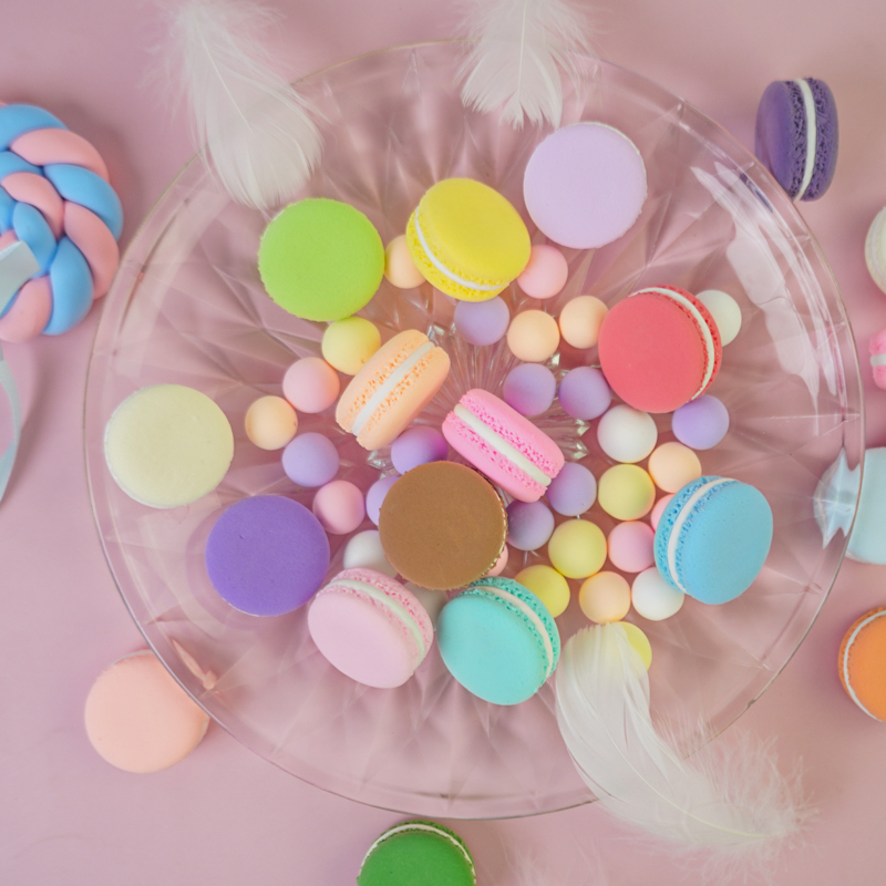 Simulation Macaron Model Fake  - Party Games Graduation ulasan dan harga