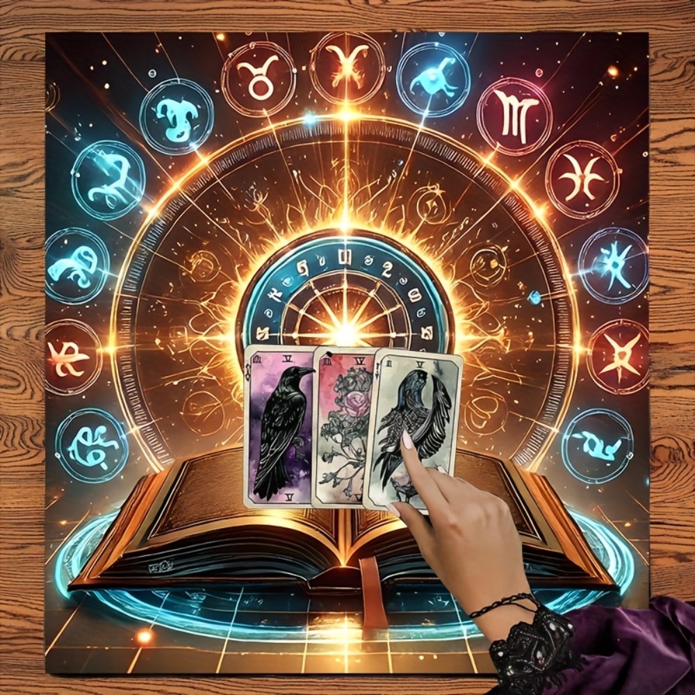 Tarot Tablecloth Multiple Size - Zodiac Party Games ulasan dan harga